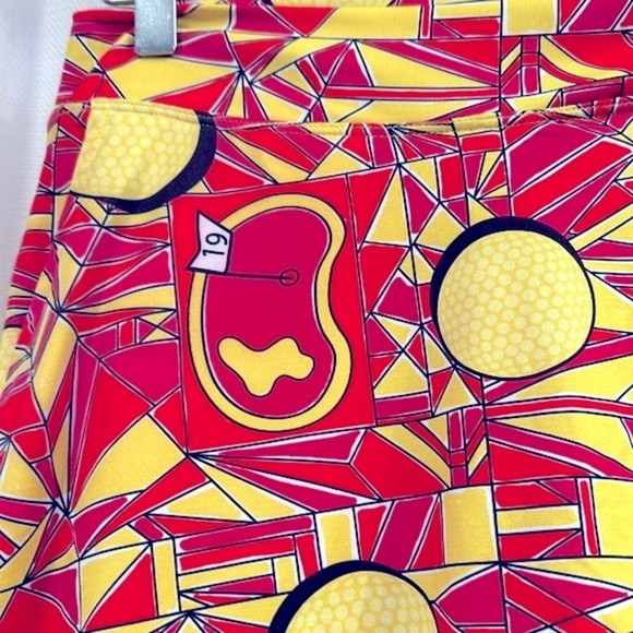 NWOT Women’s Golf Bella Polyester & Spandex Angle Golf Shot Straight Skort Sz L - Picture 3 of 8
